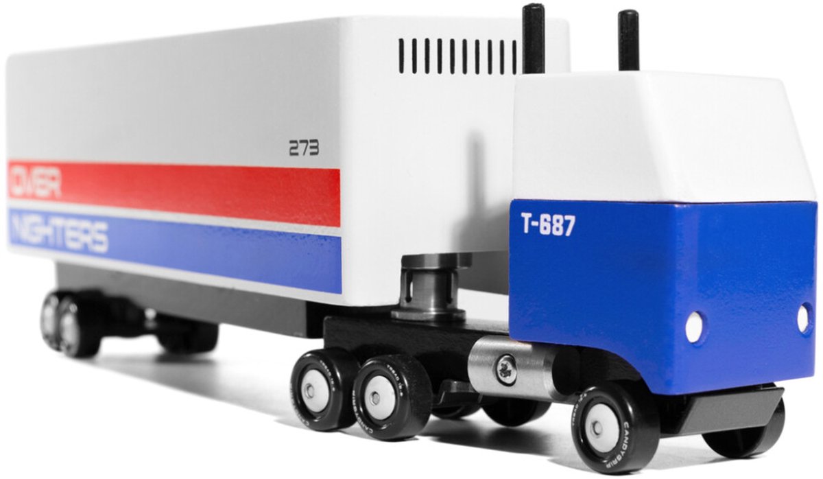Holzspielzeug-LKW von Candylab – 18-Rad-LKW von Candycar World.