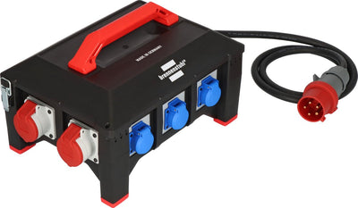 Brennerstuhl bsv 5-32a, Sockel, universal, Kunststoff, Gummi, schwarz, schwarz, 9 AC-Ausgänge