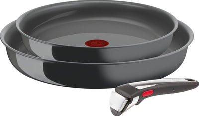 Tefal Ingenio Renew - Pfannenset - 3-teilig - PFAS-frei - Keramik - Induktion - stapelbar - abnehmbarer Griff