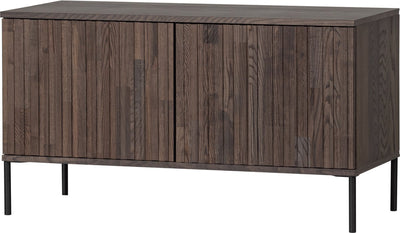 Woood neuer TV-Schrank mit Gravur – Esche – Espresso – 56 x 100 x 44 cm