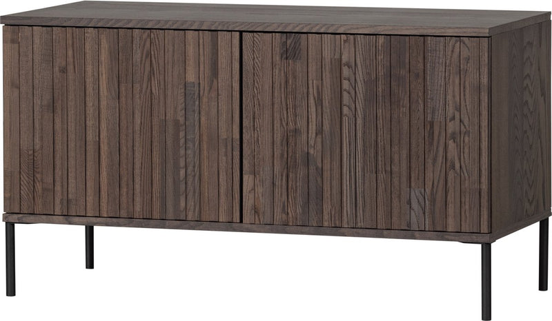 Woood neuer TV-Schrank mit Gravur – Esche – Espresso – 56 x 100 x 44 cm