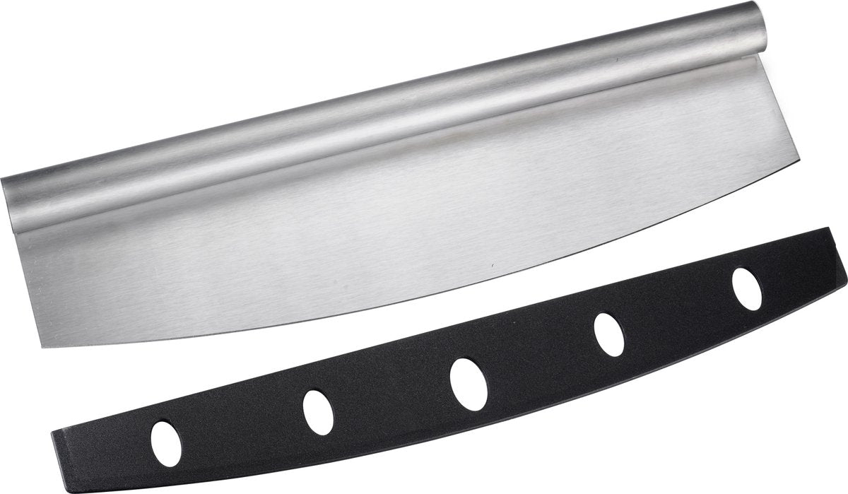 Westmark Pizza-Wippmesser Easy – Wippmesser für Pizzen, ideal zum mühelosen Schneiden von Pizza oder Flammkuchen – Edelstahl, PP