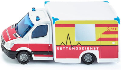 Siku Mercedes Benz Rettungsdienst 12,7 cm Stahl weiß rot (1536)
