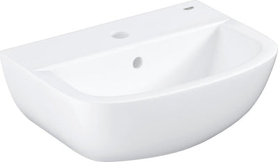 Grohe Bau Keramik-Waschtisch 45 – Hahnloch mit Überlauf – 45,3 x 35,4 cm – alpinweiß