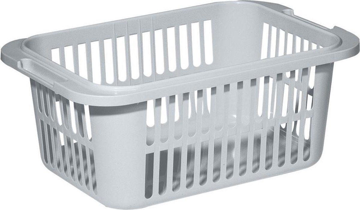 Curver Allibert Wäschekorb 30 ltr Lingo Steel 55x3