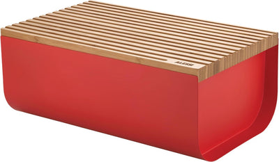 Alessi Brotkasten mit Schneidebrett Mattina – Rot – BG03 R – von Big-Game