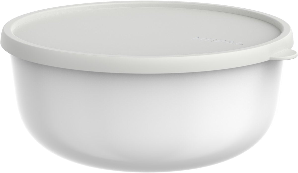 Mepal Aufbewahrungsbox Lumina – 3 l – Mikrowellenbehälter mit Deckel – weiß