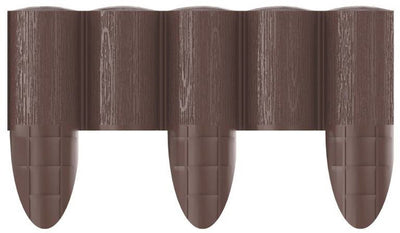 Cellfast Gartenpalisade braun 8 Stück (17 x 30 cm H B)