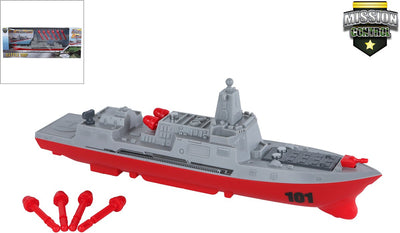 Missionskontroll-Marineschiff mit Schießfunktion, 24 cm