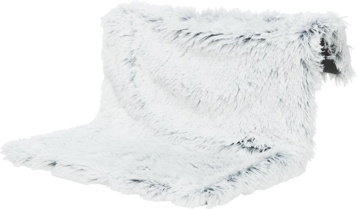 Trixie Kühler Hängematte Harvey Langhaar Plüsch Velour Weiß Schwarz