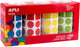 Apli Kinder | Farbige Aufkleber 3 Formen - 20 mm