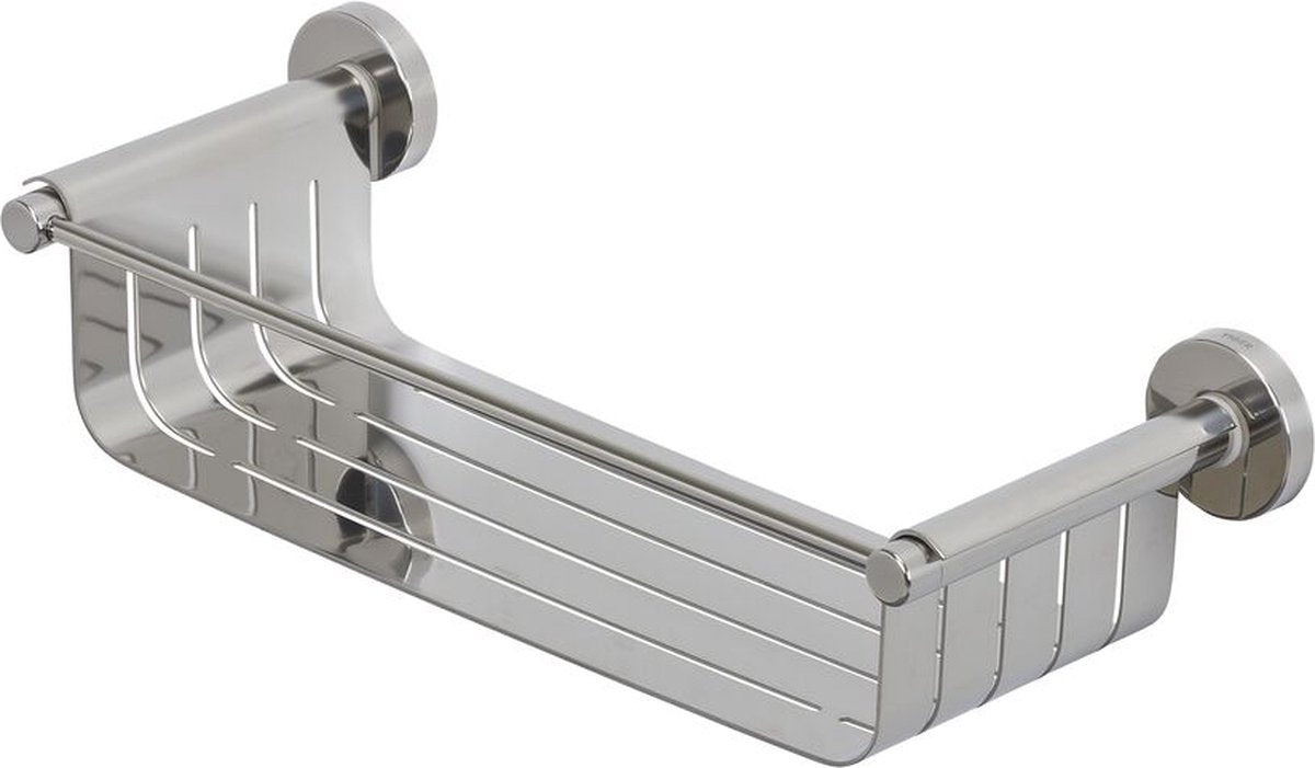 Tiger Boston – Duschablage – Duschkorb 36,5 cm – polierter Edelstahl