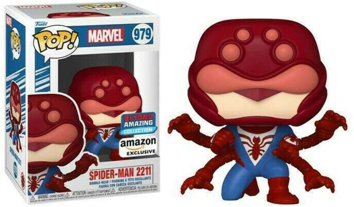 Funko-Pop! Marvel Spider-Man 2211 #979 – Beyond Amazing Collection Amazon Exclusive Grail