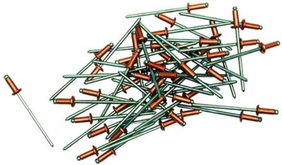 Gesipa 1433472 Standard-Blindniete - Rundkopf - offen - alle Stück - 3,0 x 12 mm (500 Stück)
