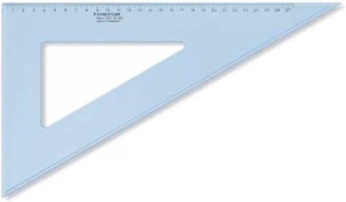 Staedtler-Dreieck. Nullpunkt an der Ecke - 31 cm 60°