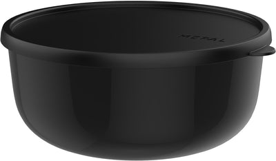 Mepal Aufbewahrungsbox Lumina – 3 l – Mikrowellenbehälter mit Deckel – Nordic Black