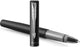 Parker Vector XL Tintenroller | metallische schwarze Farbe auf Messing mit Chromdetails | feine Feder mit schwarzer Tinte | Geschenkverpackung