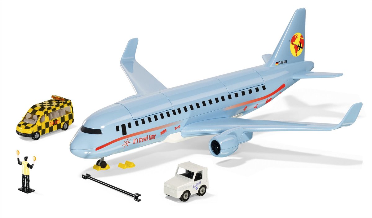 Siku World Salesflugzeug mit Zubehör