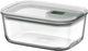 Mepal Glas-Lebensmittelbehälter Easyclip – 700 ml – Glas-Lebensmittelbehälter mit Schiebeverschluss – mikrowellengeeignet. (Dampf-)Ofen. Kühl- und Gefrierschrank – nordischer Salbei