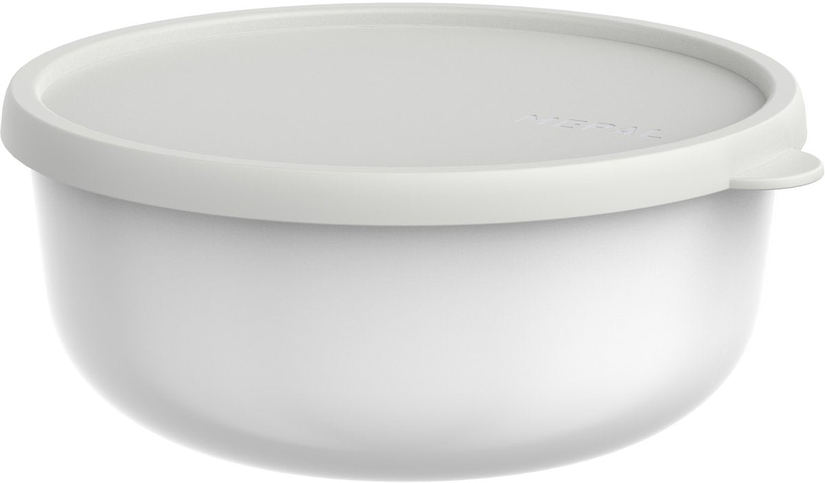 Mepal Aufbewahrungsbox Lumina – 1,5 l – Mikrowellenbehälter mit Deckel – Weiß