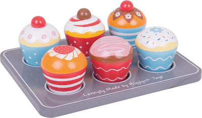 Bigjigs Holz Muffin Set