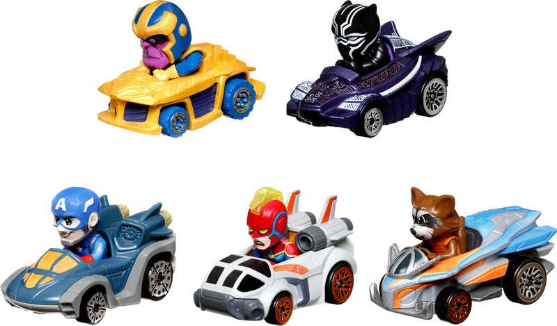 Hot Wheels Racers Marvel 5 Pack