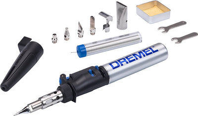 Dremel Kompaktwerkzeugsystem 2000JD (Modell 2000-7, Versatip + Lötspitze + Brandmalereispitze + Schneidklinge) – F0132000JD