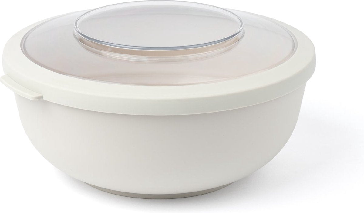 Amuse Tylla Hafer-Lunchbox – 2000 ml – Lunchbox – Lunchschüssel mit Deckel – perfekt verschließbarer Frischhaltebehälter – Salatbox für unterwegs – BPA-frei – Beige