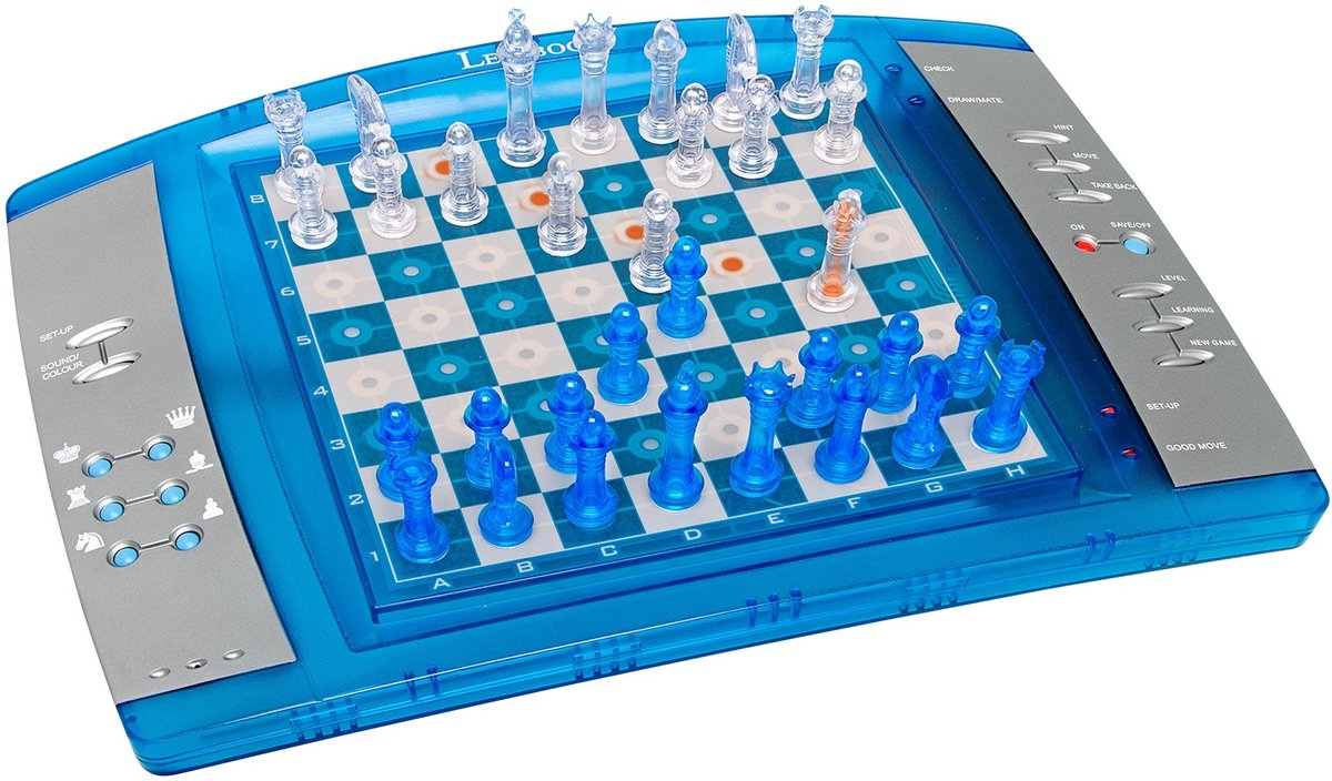 Lexibook chesslight® elektronisches Schachspiel mit Beleuchtung und durchscheinenden Schachfiguren