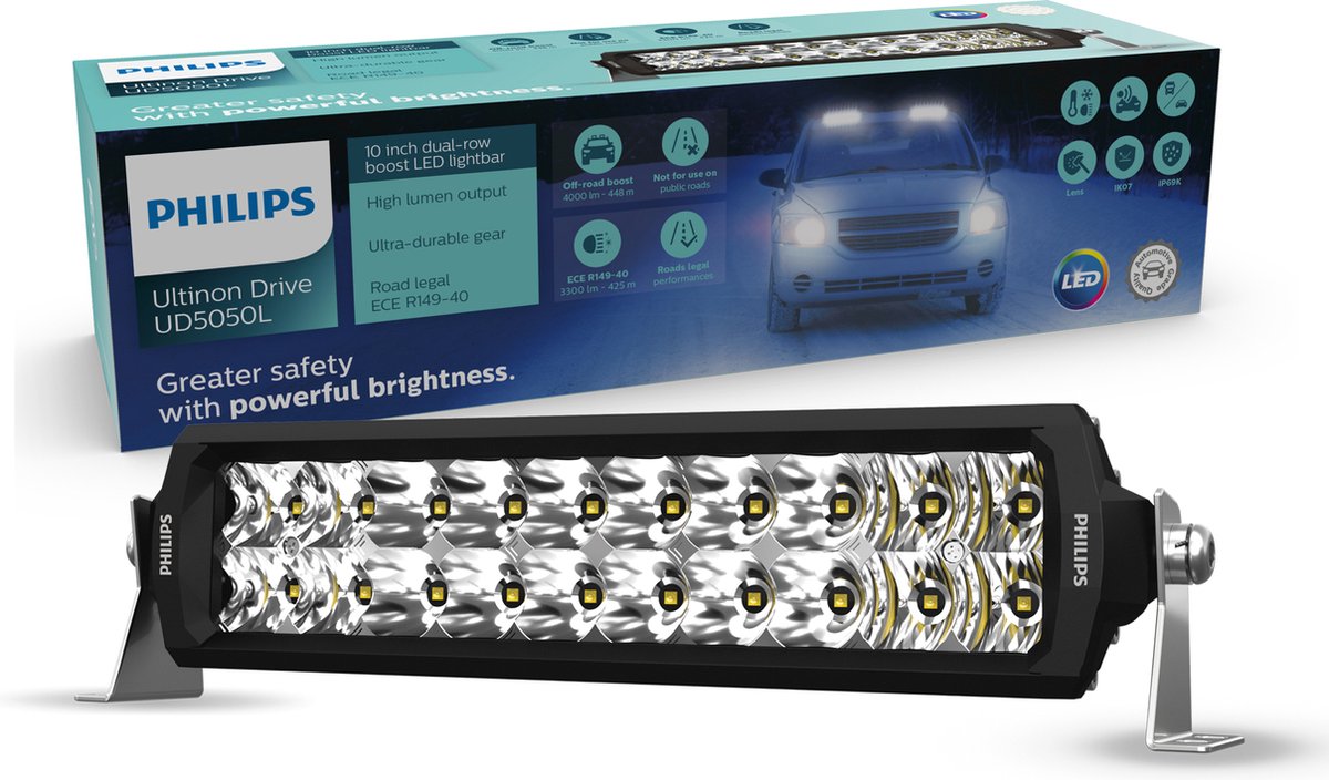 Philips Ultinon Drive 5050L 10 Zoll zweireihige LED-Lichtleiste
