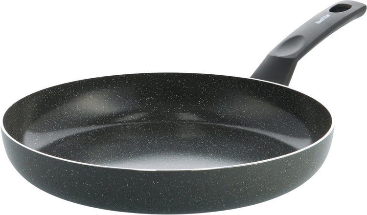 Kochstar Steinbratpfanne 30 cm – PFA-freie Antihaftbeschichtung – Induktionsbratpfanne – Keramikbratpfanne – ofenfest bis 130 °C – Kaltgriffe – Granitschwarz