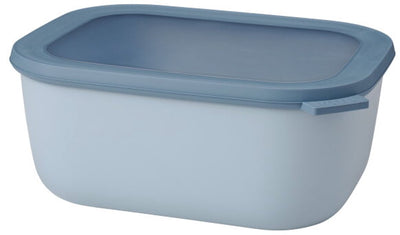 Mepal – Multi-Bowl-Cirqula-Frischhaltedose – 3000 ml – rechteckig – nordisches Blau