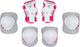 Nijdam Schlittschuh-Schutzset für Kinder – White Out – White Fuchsia – L