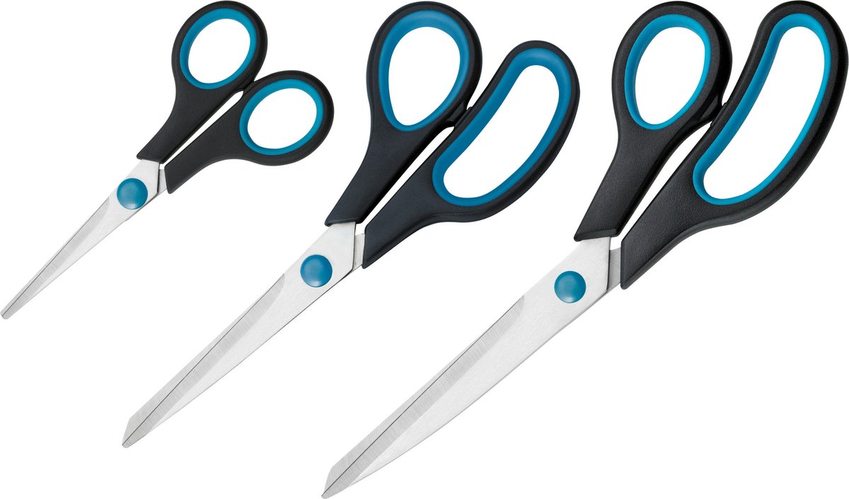 Westcott Scherenset – 14 20,1 24,8 cm – einfacher Griff – Edelstahl – ac-e90027
