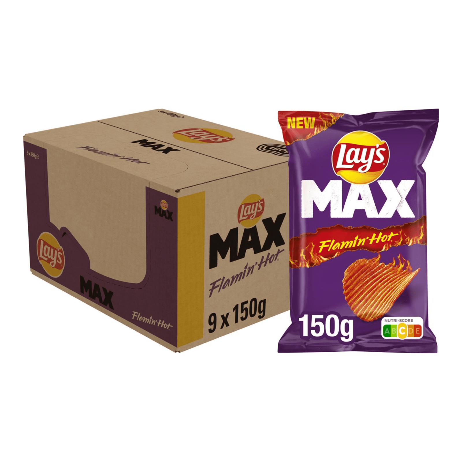 Lays Max Flamin' Hot Bag (9x 150gr)