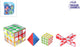 Denkspiele-Puzzle-Würfel-Set – 4-tlg.