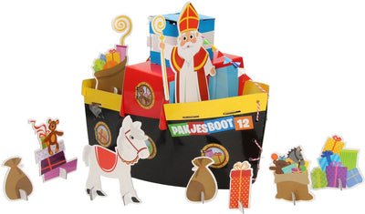 Sinterklaas Craft Set - Machen Sie Ihr eigenes Dampfschiff