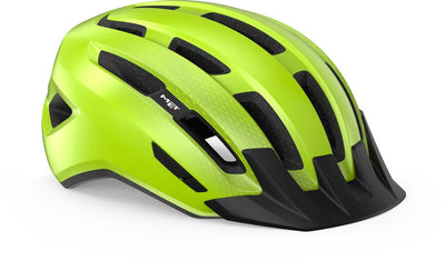 Mit Downtown Mips Fahrradhelm Herren Damen – Fahrradhelm Rennrad Erwachsene – E-Bike – Trekking – Größe S M (52-58 cm) – Fluorgelb (Gelb)