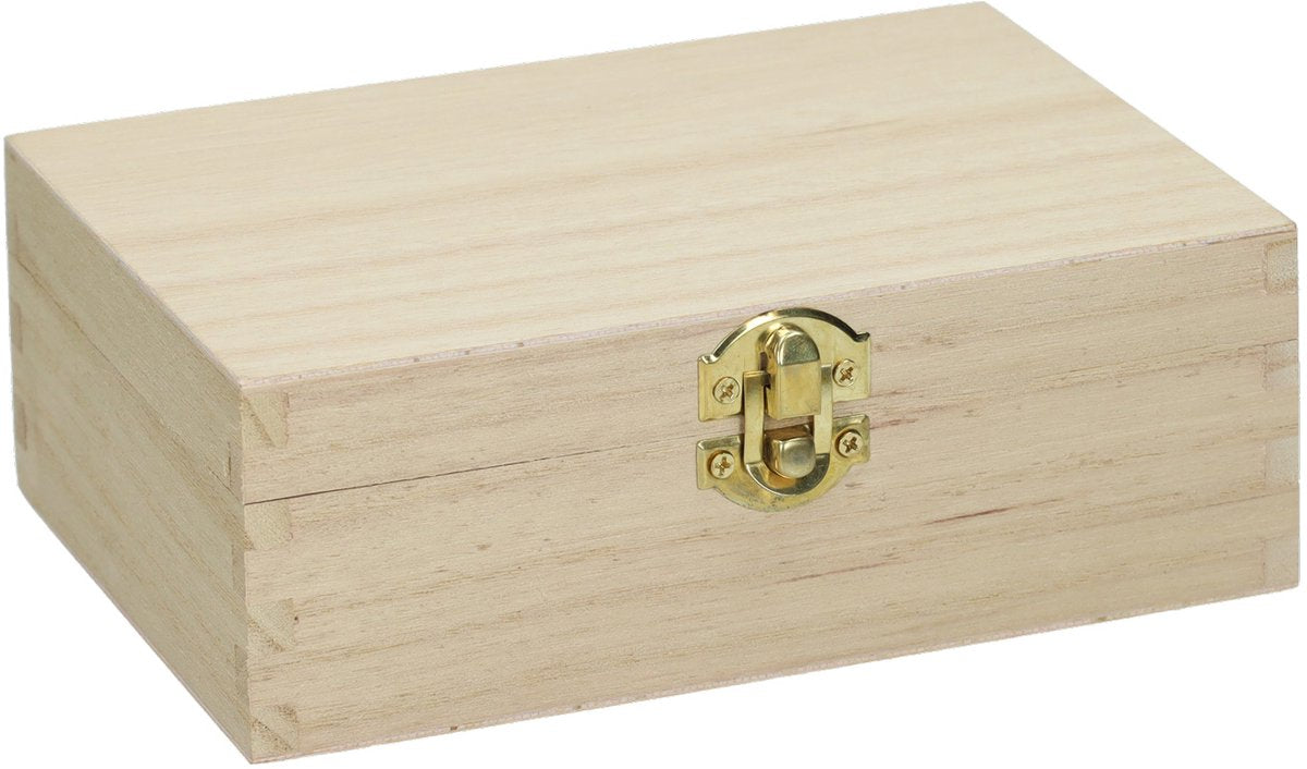 Holzkartenbox mit Ventilabdeckung
