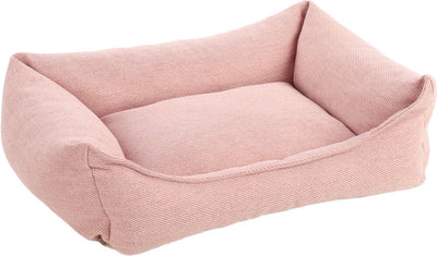 Orthopädisches Hundebett Flamingo – Orthopädisches Hundebett – Premium-Linie – reines Luxus-Hundebett 65 x 50 x 20 cm – extra Memory-Schaum für maximalen Komfort – Baldar-Korb rosa