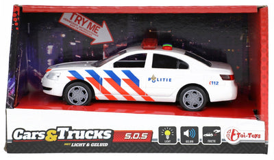 Toi-toys Spielzeug-Polizeiauto mit Licht und Ton 5,5 x 16 x 6 cm – Einsatzfahrzeuge