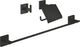 Grohe Quickfix Start Cube 3-in-1 Badzubehör-Set – Mattschwarz