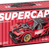 Bausteine-Set Rückziehsportwagen - 488-tlg.