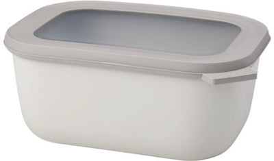 Mepal – Multi Bowl Cirqula Frischhaltedose – 1500 ml – rechteckig – Nordic White