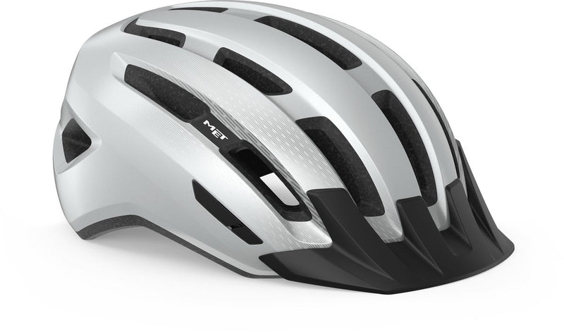 Mit Downtown Mips Fahrradhelm Herren Damen – Fahrradhelm Rennrad Erwachsene – E-Bike – Trekking – Größe M L (58-61 cm) – Weiß glänzend (Weiß)