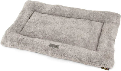 Scruffs gemütliches Bankkissen – weiches Hundekissen – rutschfest – Wildlederimitat – grau – L – 105 x 70 cm