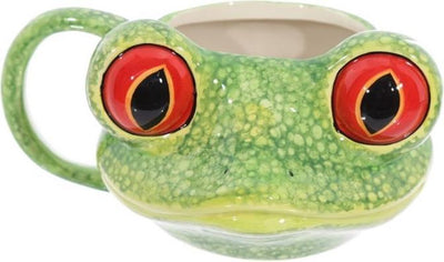 Baumfroschförmiger Keramikbecher