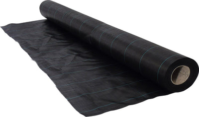 Natur – Bodentuch – 2,1 x 50 m – 100 g m² – Schwarz – Anti-Wurzel-Tuch