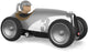 Baghera Spielzeugauto – Rennwagen silber – Vintage – in Geschenkbox – 1 Jahr