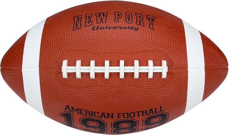 New Port American Football – groß – braun schwarz weiß